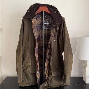 Barbour Beaufort Model Men's Waxed Cotton Field Jacket